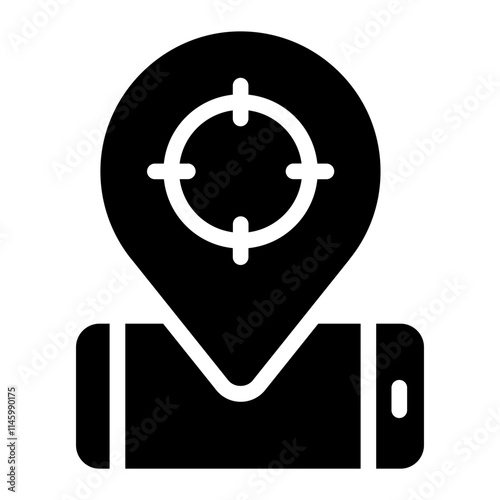 Location found Solid Icon