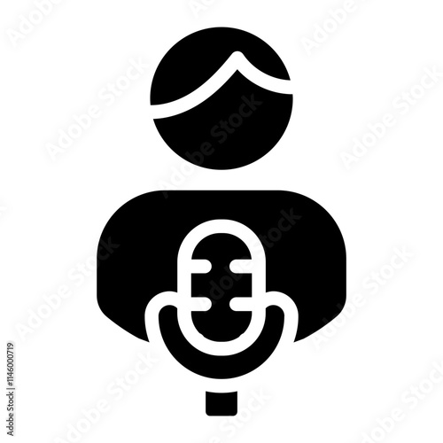 Podcast guess Solid Icon