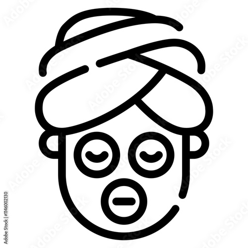 Relaxing Spa Treatment Icon for Wellness