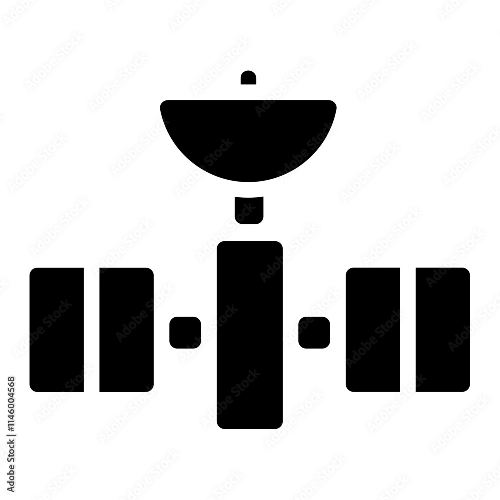 Satelit Solid Icon Satelit Solid Icon