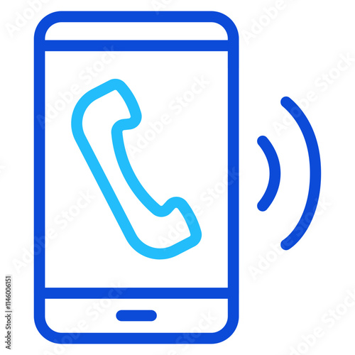Smartphone call Duoline Icon