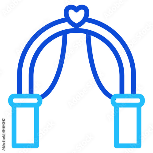 Wedding altar Duoline Icon