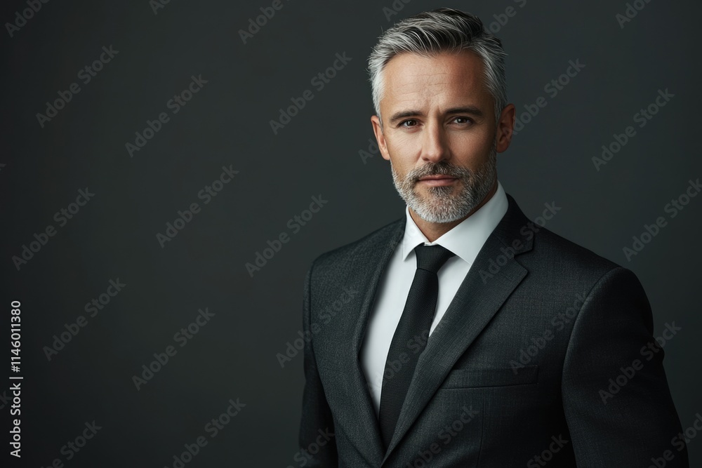 happy middle aged business man ceo