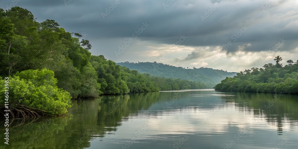 Kinabatangan River in Sandakan: A Scenic Natural Paradise Kinabatangan River in Sandakan: A Scenic Natural Paradise