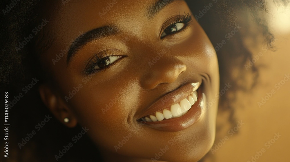 Radiant Smile: Joyful Portrait of a Woman Radiant Smile: Joyful Portrait of a Woman