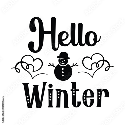 Winter Svg Design, Winter T-shirt Design