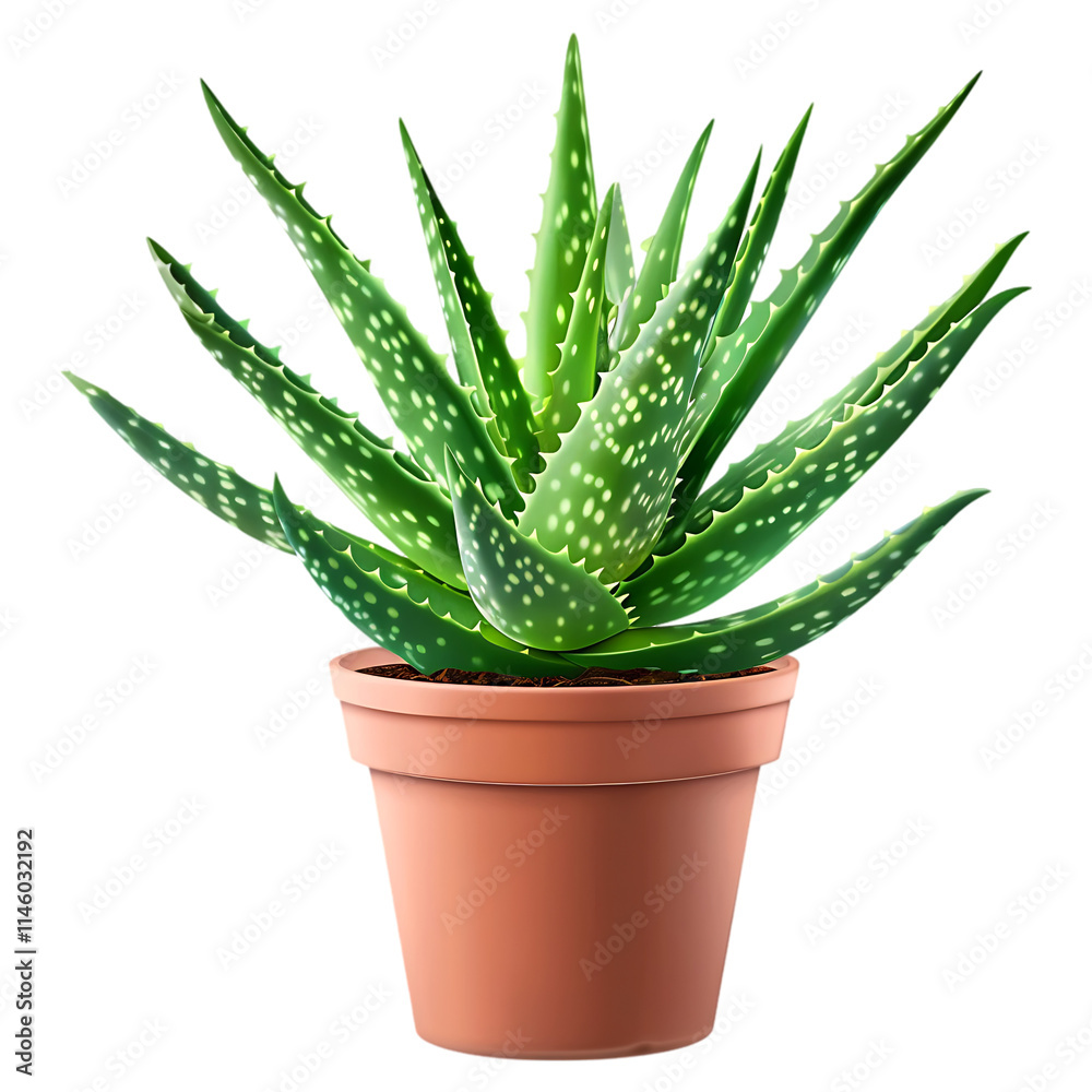 Aloe Vera a fresh green aloe vera with a slice isolated on a transparent background. Ai generative Aloe Vera a fresh green aloe vera with a slice isolated on a transparent background. Ai generative