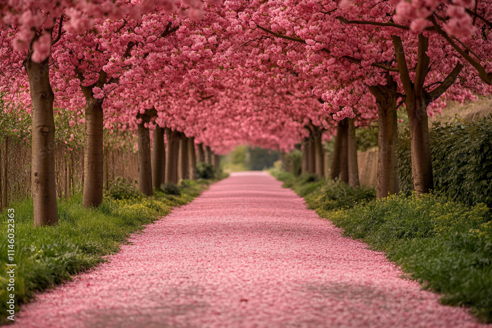 Fresh blossom in spring garden generative ai picture Fresh blossom in spring garden generative ai picture