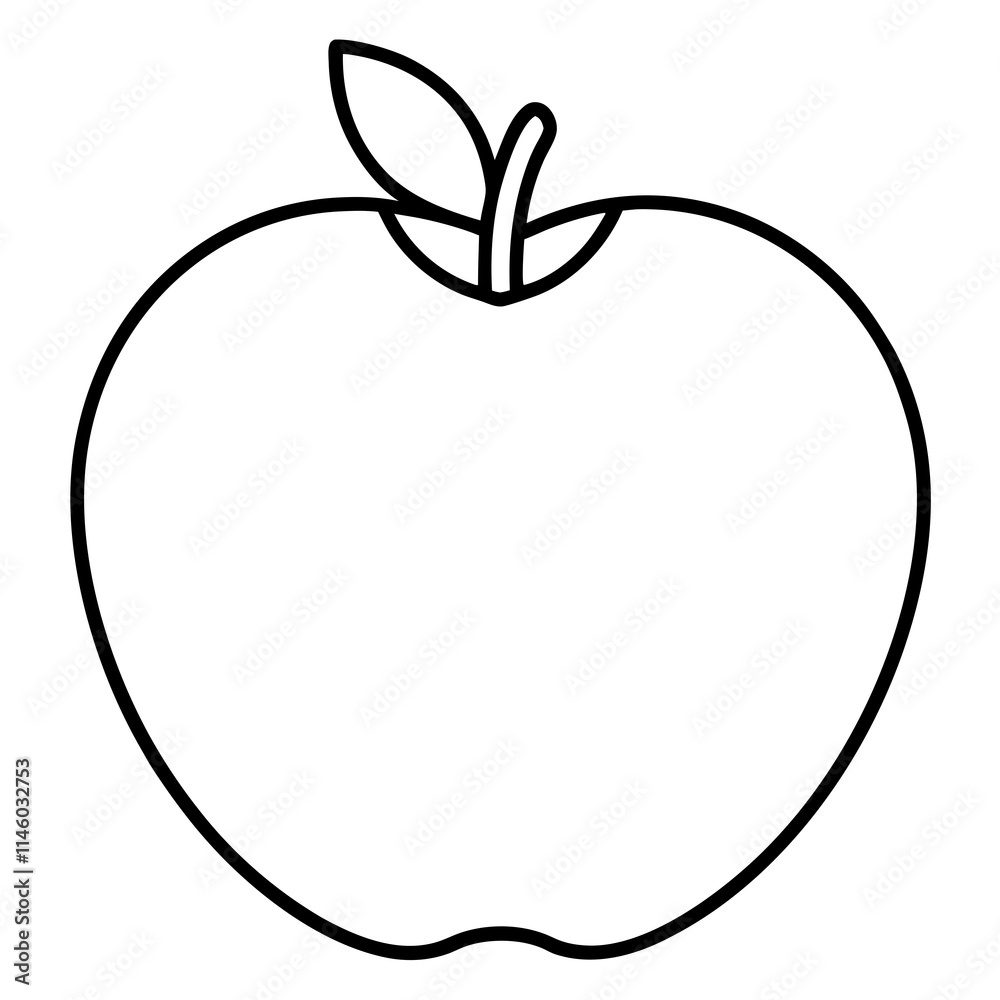 illustration of an apple illustration of an apple