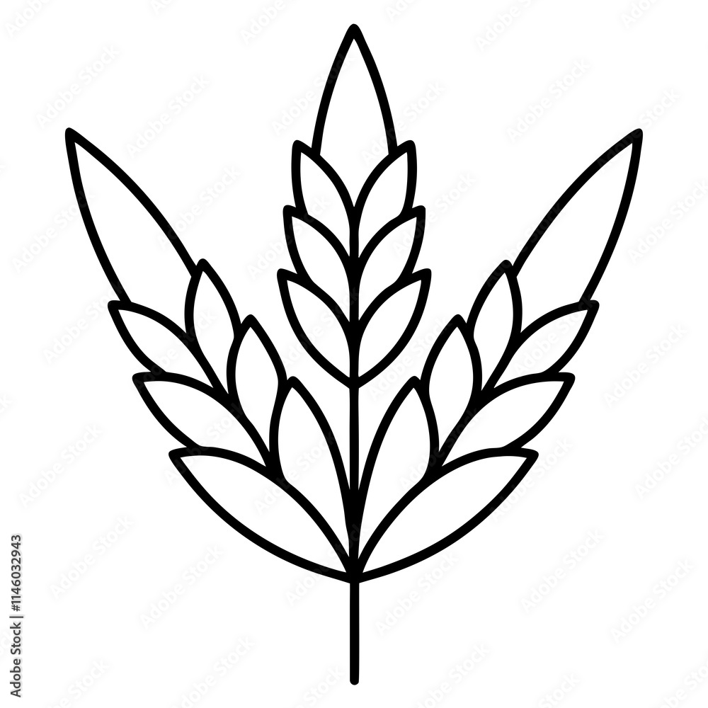 silhouette of a tree with leaves silhouette of a tree with leaves