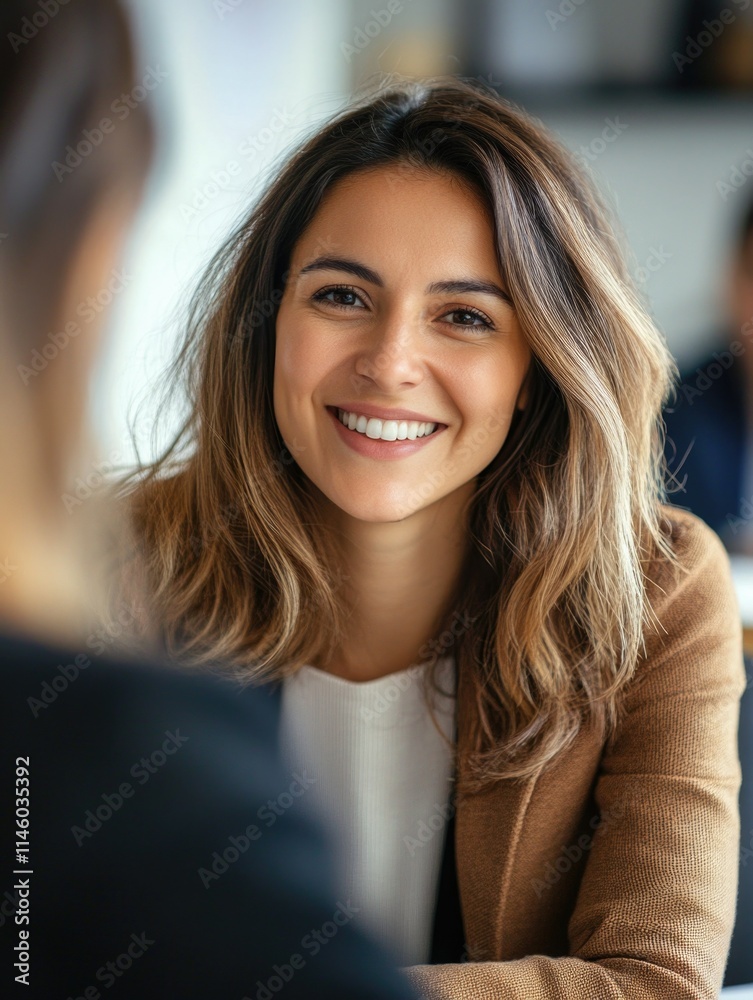 Smiling Businesswoman Smiling Businesswoman