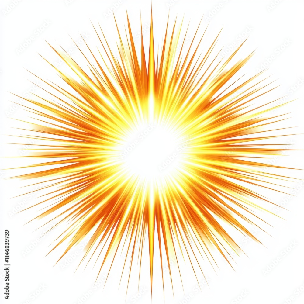 Glowing Sunburst Emblem with Radiant Rays, Vibrant Design, Transparent Background, Ideal for Graphics and Illustrations Glowing Sunburst Emblem with Radiant Rays, Vibrant Design, Transparent Background, Ideal for Graphics and Illustrations