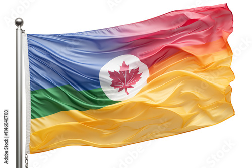 Peace Flag on Transparent Background, High-Quality PNG