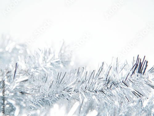 Glittering Snowflakes Abstract Background