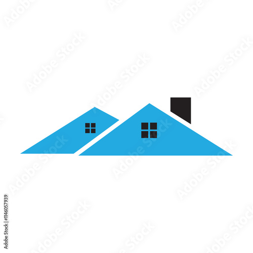 roof icon  illustration  flat