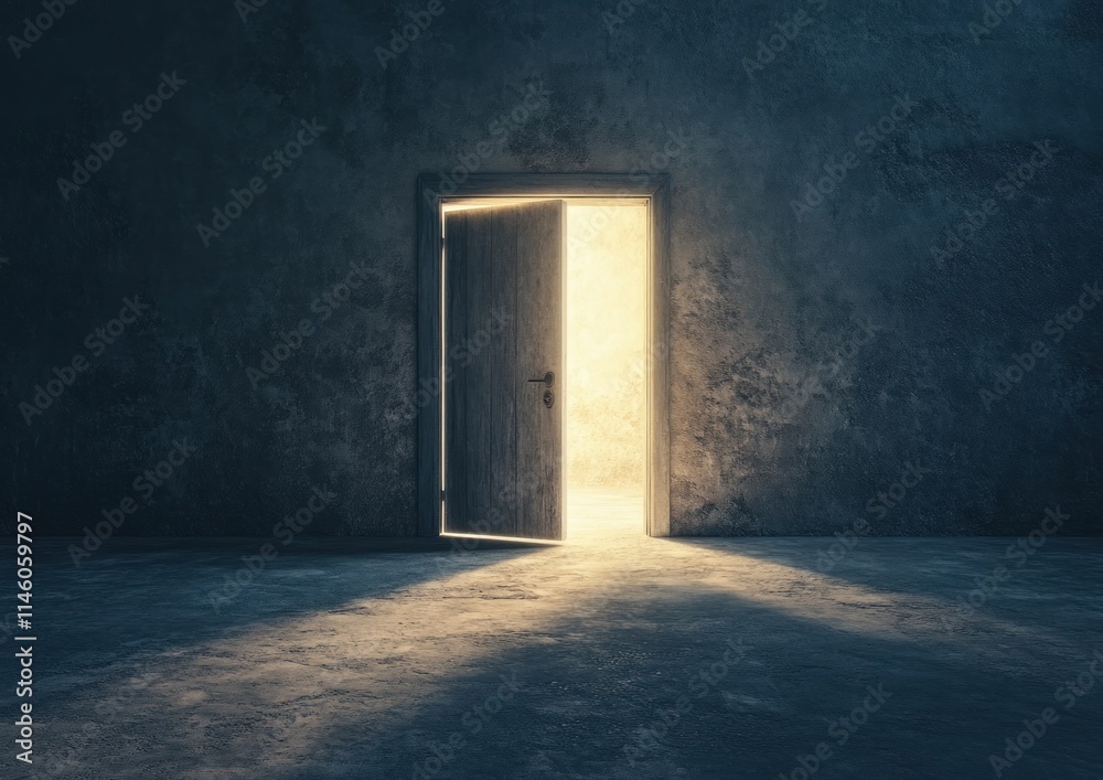 A Glimmer of Hope: An Open Door to a Brighter Future A Glimmer of Hope: An Open Door to a Brighter Future