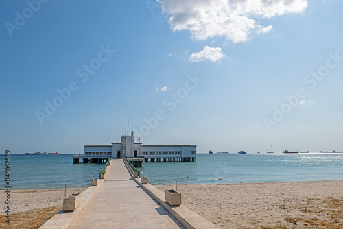 Canvas Print Florya Atatürk Sea Pavilion and Museum.