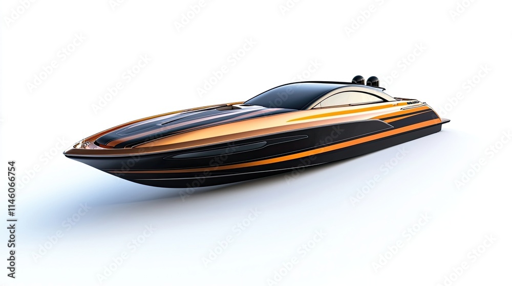 custom made wallpaper toronto digitalA sleek, modern speedboat designed for high-performance leisure activities on water.