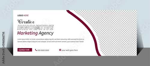 Facebook cover photo design vector templates banner design template social media post design template