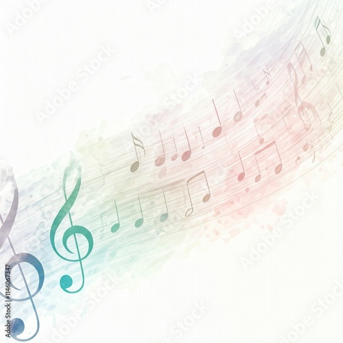 music notes background