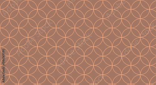 Mocha mousse seamless luxury geometric pattern