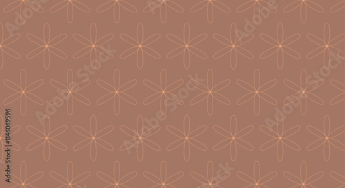 Mocha mousse seamless luxury geometric pattern