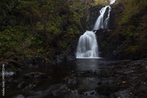 Rha waterfalls at Uig, Skye Island, Scotland
