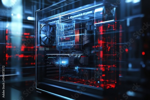High-Performance Gaming PC with Advanced Liquid Cooling System for Ultimate Gaming Experience photo