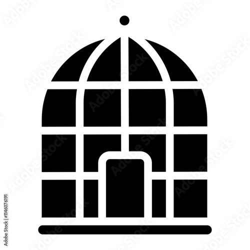 Birdcage Solid Icon