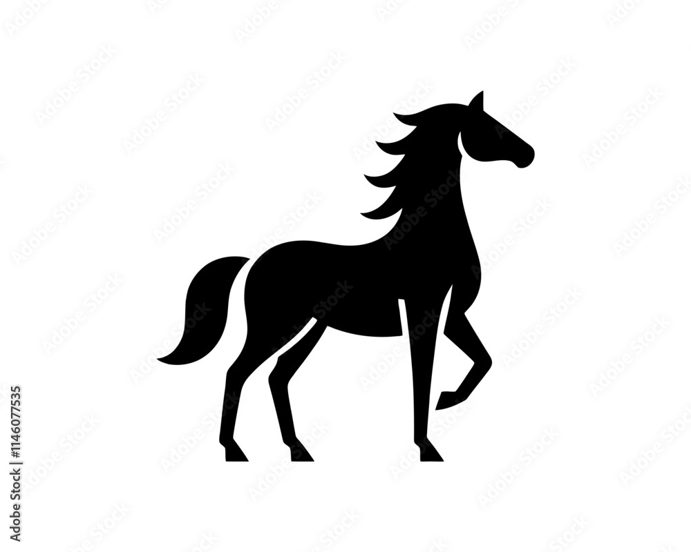 Horse logo design icon symbol vector illustration. Horsepower silhouette logo. Animal logo. Black color horse icon logo vector template. Horse logo design icon symbol vector illustration. Horsepower silhouette logo. Animal logo. Black color horse icon logo vector template.