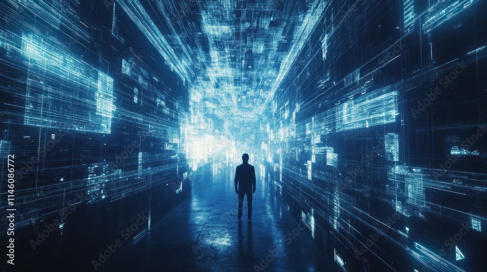 A Solitary Figure Navigating the Digital Labyrinth A Journey Through the Infinite Realm of Data and Information Technology A Solitary Figure Navigating the Digital Labyrinth A Journey Through the Infinite Realm of Data and Information Technology