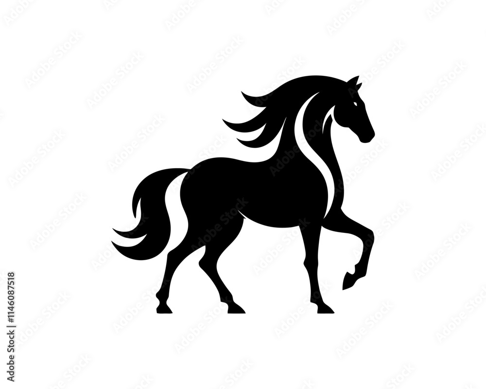 Horse logo design icon symbol vector illustration. Horsepower silhouette logo. Animal logo. Black color horse icon logo vector template. Horse logo design icon symbol vector illustration. Horsepower silhouette logo. Animal logo. Black color horse icon logo vector template.