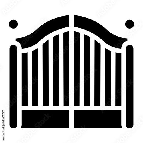 Gate Solid Icon