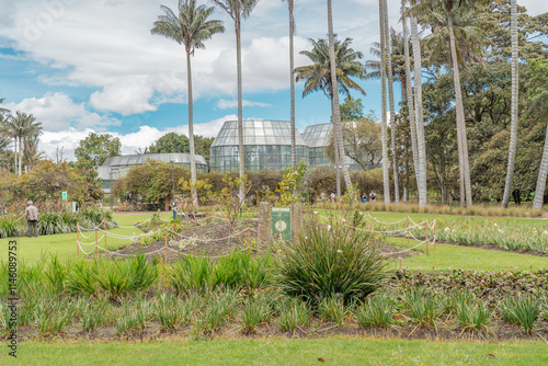 The botanical garden in Bogota.