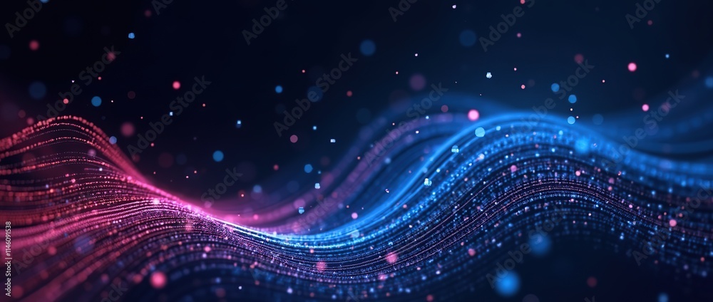 Obraz premium Abstract digital data background.