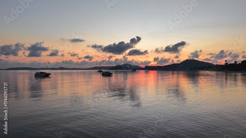 Views of Bo Phut Beach & resort in Koh Samui, Thailand