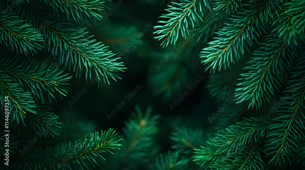 Evergreen Needles: Nature's Deep Green Hues Evergreen Needles: Nature's Deep Green Hues