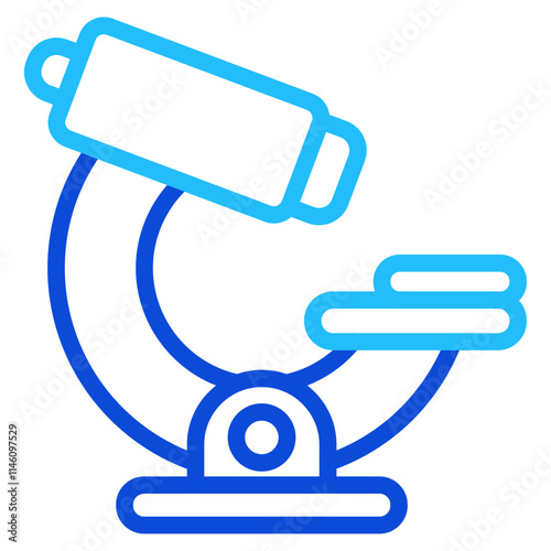 Microscope Duoline Icon