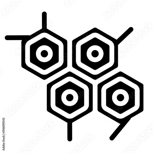 Nucleotide Solid Icon