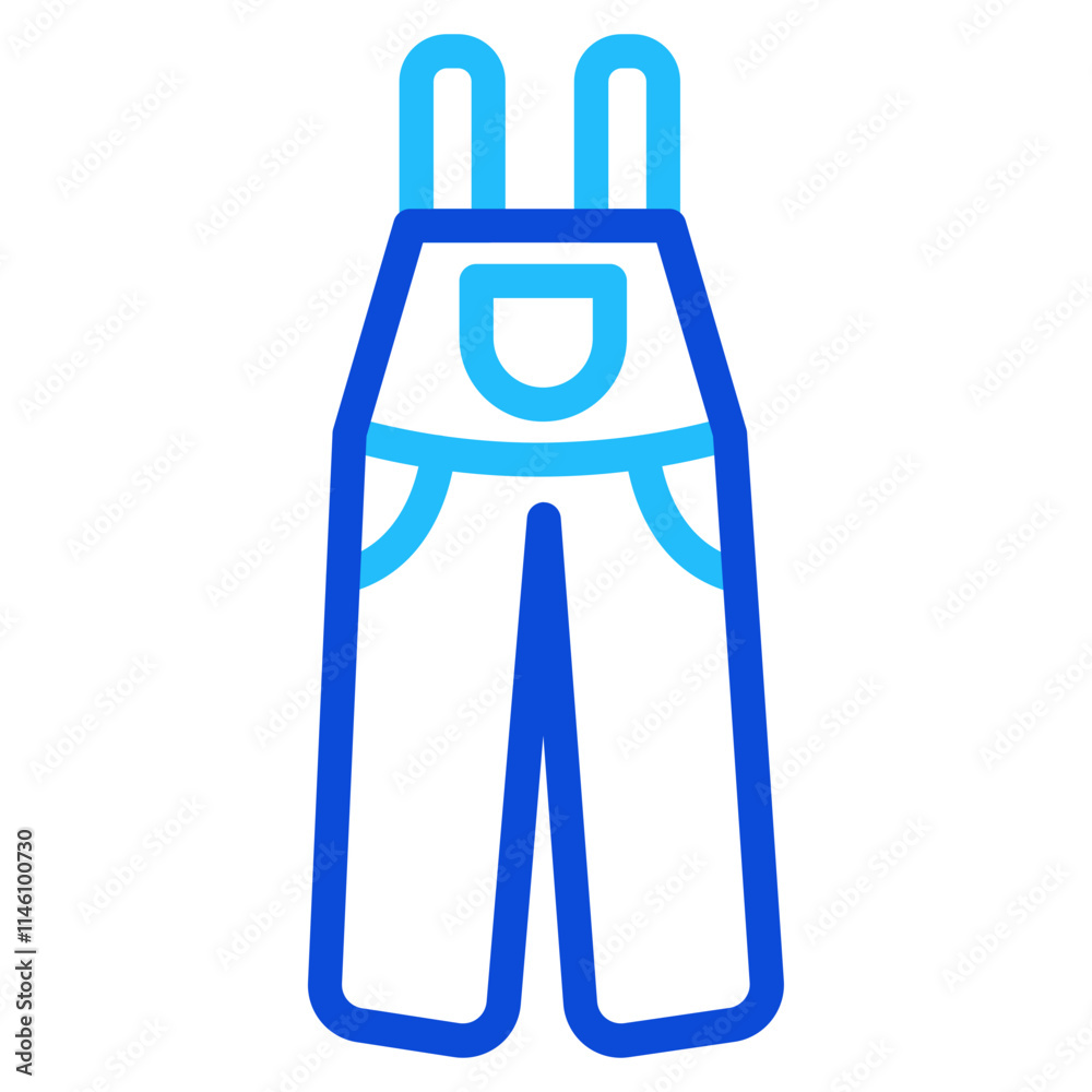 Overalls Duoline Icon