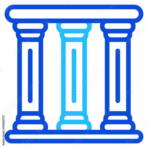 Pillar Duoline Icon