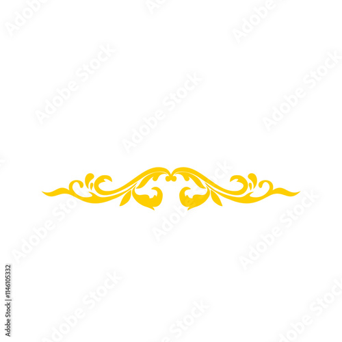 Gold Carved Border Divider