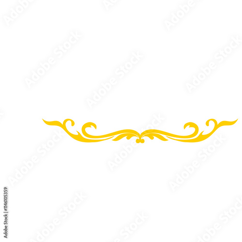 Gold Carved Border Divider