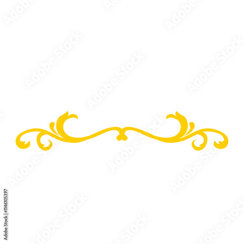 Gold Carved Border Divider
