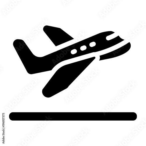 Takeoff Solid Icon
