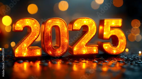 Illuminated 2025: New Year, New Hopes, Glowing Future