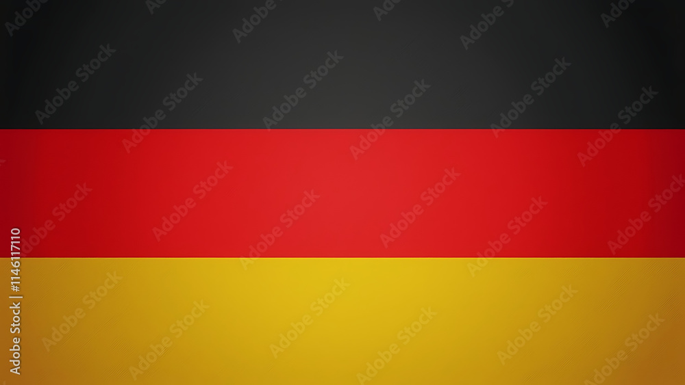 Germany Flag with Black, Red, and Gold Stripes - Symbol of Unity and Heritage Germany Flag with Black, Red, and Gold Stripes - Symbol of Unity and Heritage