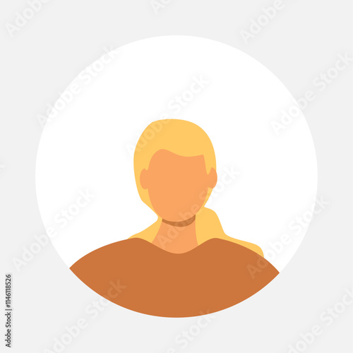 Vector flat illustration. Men and women in different styles. Avatar, user profile, person icon, profile picture. Suitable for social media profiles, icons, screensavers and as a template.