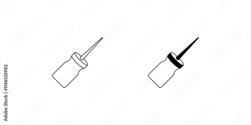 awl set icon with white background vector stock illustration awl set icon with white background vector stock illustration
