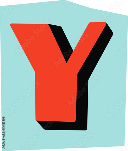 Ransom Note Letter Y